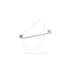 BEMETA BETA držiak ručníkov 450 mm 500 x 55 x 70 mm chróm 132104022