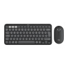 Logitech Pebble 2 Combo - Klávesnice a sada myši - bezdrátový - Bluetooth LE - QWERTY - US mezináro 920-012239