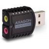 AXAGON zvukový mini USB HQ adaptér / ADA-17 / USB 2.0 / čierny