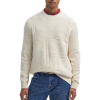 Barbour Casey Cable-Knit Crew Neck Jumper — Whisper White - M