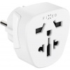 Fixed EU Adapter 2 adaptér pre zapojenie UK, US, AUS nabíjačiek do EU zásuviek, biely FIXCT-EU2-WH