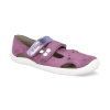 Barefoot děstké sandály Fare Bare - A5363491 vínové