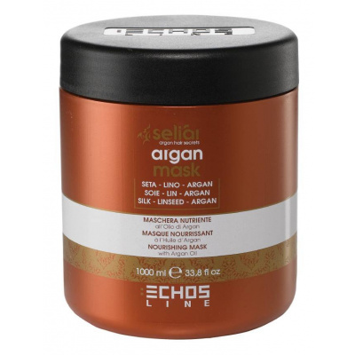 Echosline Seliar Argan – vyživující maska na vlasy s arganovým olejem Obsah: 1000 ml