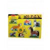 Puzzle Melissa & Doug 8 dielikov Zvuková skladačka s držadlami Zvieratká