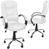 Malatec Kancelářská židle, ekokůže - bílá, 23240