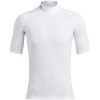 Under Armour Armour Ua Hg Comp Mock Ss Baselayer Top Mens White S