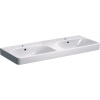 Geberit Smyle Square Dvojumývadlo 1200x480mm,2 otvory pre bat. s 2 prepadmi, biela 500.223.01.1