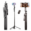 UNIVERZÁLNY SELFIE TYČ STICK TRIPOD BLUETOOTH STATÍV PRE TELEFÓN / GOPRO