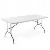 Skladací cateringový stôl biely 152 x 70 cm do 150 kg - Hendi 810927