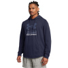 Under Armour Rival Terry Graphic Hoodie Blue L