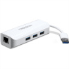 TrendNet TU3-ETGH3 TRENDnet USB 3.0 zu 1* Gbit Ethernet Adapter und 3* USB 3.0