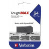 USB kľúč, 64GB, USB 2.0, extra odolný, VERBATIM ToughMAX, čierna