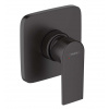 Hansgrohe Vernis Shape Sprchová batéria pod omietku, s telesom, matná čierna 71662670-HG
