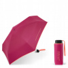 Dáždniky - Manuálny dáždnik, skladanie, s ružovým krytom Benetton (Malý plochý dáždnik benetton wiatrodista ružová)
