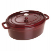 Staub Hrniec oválny 33 cm 6,7 l vínový