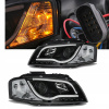 LAMPY REFLEKTORY AUDI A3 8P 03-08 LED TUBE ČIERNA