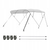 Bimini strieška 185-198CM 4 oblúky Slnečná clona Strieška na čln