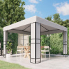 vidaXL Altánok s dvojitou strieškou 3x3 m, biely - Biela - 27017-168311