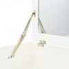 vidaXL Toaletný stolík so zrkadlom, MDF, 60x50x86 cm - Biela - 49633-4838