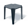 Prosperplast Jedálenský stolík - LOTTIE 775x775x765 mm Farba: CARBON antracitová