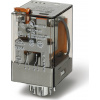 Finder Průmyslové relé 2P 10A 24V AC, testovací tlačítko, LED, mechanický indikátor (60.12.8.024.0054)