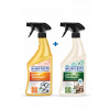 Hueger Ekologické, vegánske čistiace prostriedky do kuchyne a viacúčelové čističe – sada 2 x 750 ml