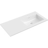 Mexen Otis, umývadlo na zapustenie 101 x 46,5 cm, pravé, biela lesklá, 25181000P