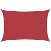 Slnečná plachta, 160 g/m2, červená, 3x5 m, HDPE