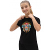 detské tričko VANS GIRLS PROJECT CAT TEE Black XL