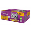 Whiskas Adult hydinový výber s kuracím morčacím hydinovým kačacím mäsom v želé 80 x 85 g