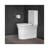 DURAVIT White Tulip WC misa kombi Rimless s hlbokým splachovaním, Vario odpad, 370 x 650 mm, biela, s povrchom HygieneGlaze, 2197092000