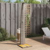 zahrada-XL Vonkajšia sprcha sivý 55x60x224 cm polyratan a akácia 368210