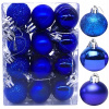 Vianočná Guľa hladká, Súprava vianočná guľa 3 cm, 24 ks