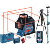Krížový laser - BOSCH GLL 3-80 Cross Laser + Piest LR7 Statív (Krížový laser - BOSCH GLL 3-80 Cross Laser + Piest LR7 Statív)