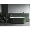 Ravak Ypsilon voľne stojaca akrylátová vaňa 180x80 cm Grey Green/Biela,krytka odtoku Biela XC00100052