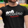Tričko s potlačou Poľovníctvo mám v krvi Pánsky Čierna 4XL