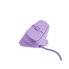 Vertikálna myš Natec CRAKE 2 PRO/Vertikálna/Optická/Pre pravákov/12 400 DPI/Drôtové USB-A/Fialová NMY-2274