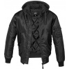 BRANDIT BUNDA MA1 Sweat Hooded Jacket Černá