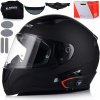 MOTOCYKLOVÁ PRILBA LS2 FF353 RAPID II ČIERNA MATT + INTERKOM VITO BLUETOOTH