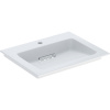 Geberit One umývadlo 60x48 cm obdĺžnik umývadlo na nábytok biela 505.002.00.1