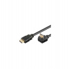 PremiumCord HDMI High Speed+Ethernet kabel, zlacený zahnutý konektor 90° 5m (kphdmea5)