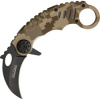 Zatvárací nôž Karambit - digital camo (M4084)