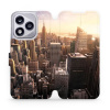 Flipové pouzdro Mobiwear - Honor 400 Lite 5G - M138P New York (Knížkové flip pouzdro, obal, kryt na mobil Honor 400 Lite 5G - M138P New York, materiál Umělá kůže + TPU - ochrana 360°, stojánek, siliko