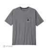 Patagonia Chouinard Crest Pocket Responsibili tričko, gravel heather L