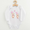 Detské body s potlačou New Baby Love Bears - vel. 56 (0-3m)