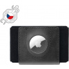Peňaženka FIXED Tiny Wallet for AirTag z pravej hovädzej kože čierna (FIXWAT-STN2-BK)