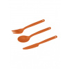 Turistický príbor Sea to Summit Camp Cutlery Set - burnt orange