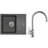 Set Sinks G1472 (dřez Linea 600 Titanium 72 + baterie Vitalia Chrom - lesklý)