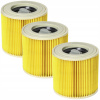 3x Filter do vysávača KARCHER WD 3 MV3 WD2 SE4001 KWD3 séria A K NT SE