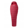 Páperový spací vak dámsky Mountain Equipment Olympus 650 Regular (170 cm) - rhubarb